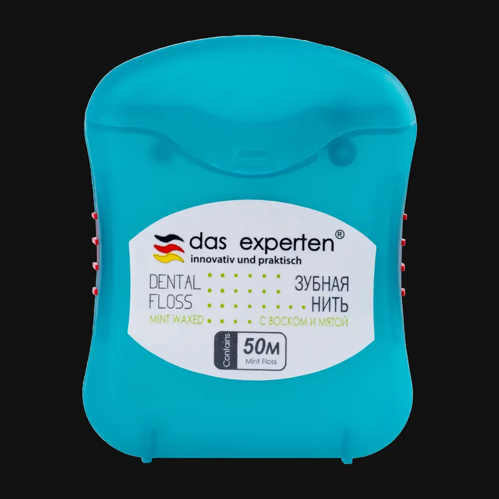 Зубна нитка Das Experten waxed mint